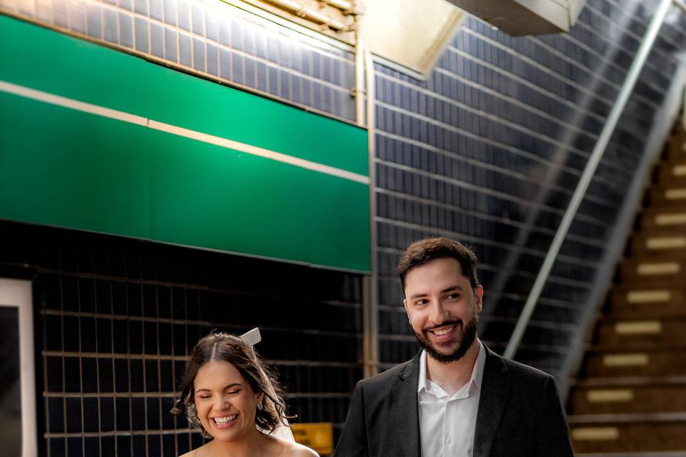 Quando o amor entra no metrô
