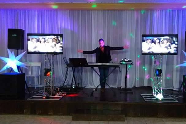 DJ, som e Iluminação