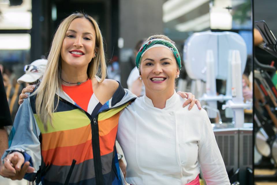 Chef Monica e Claudia Leitte