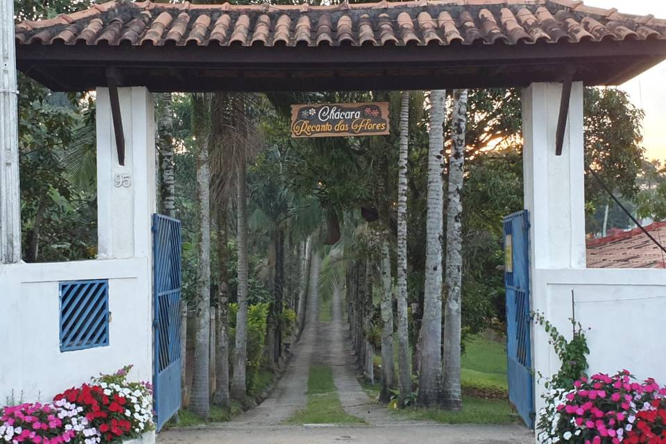 Entrada da Chácara