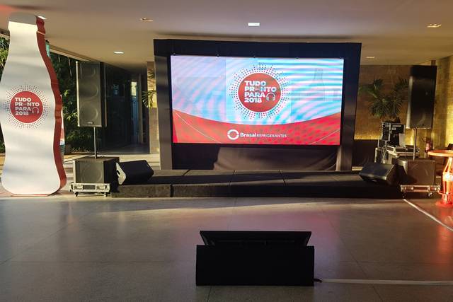 Painel de led coca cola