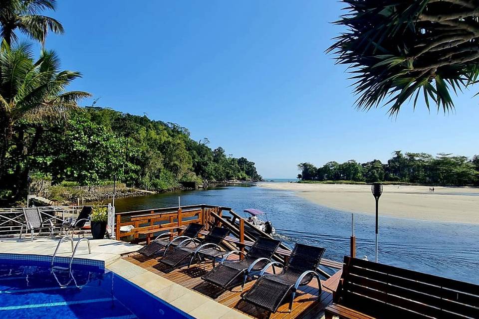 Vista para praia