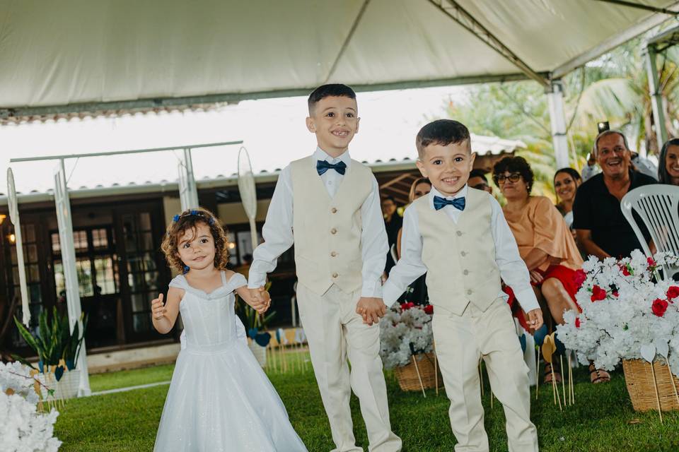 Filhos entrando