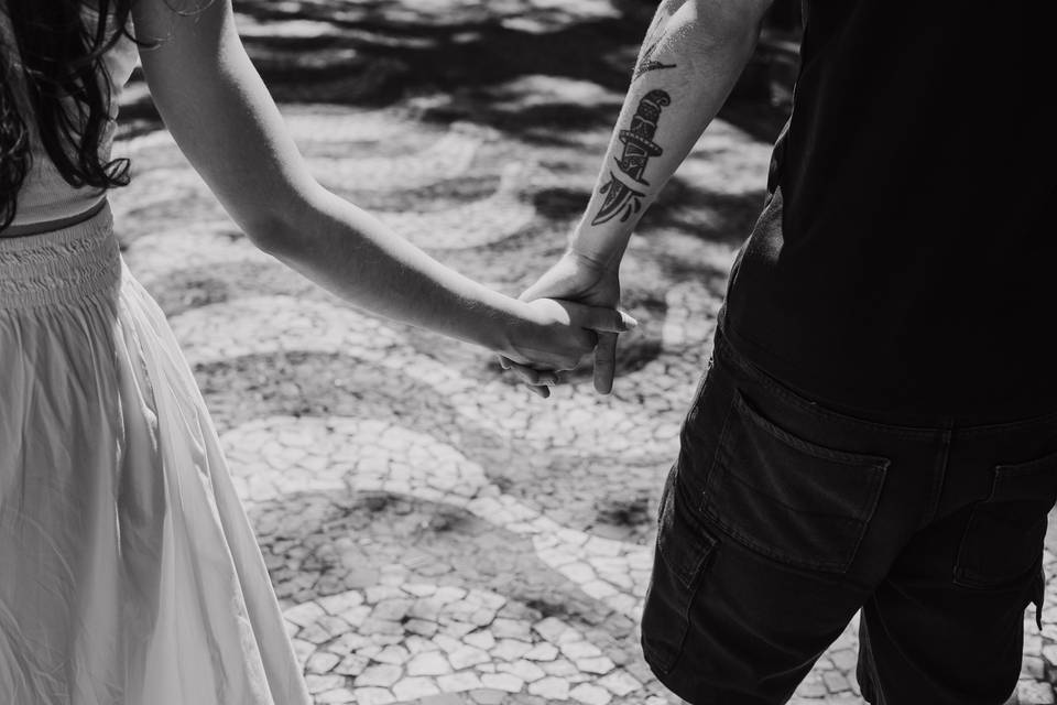 Pre-wedding na cidade deles