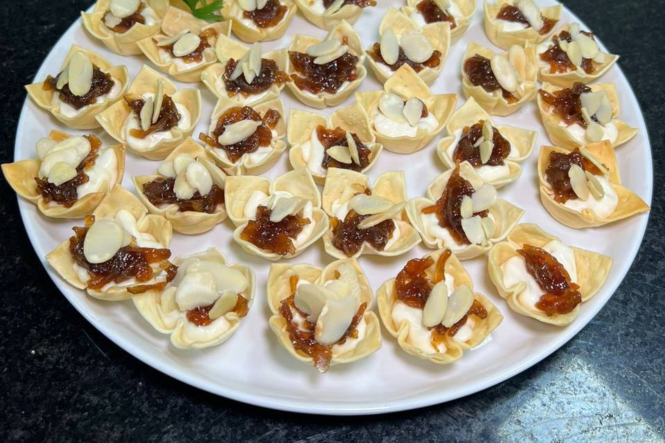 Cestinha de creme de ricota