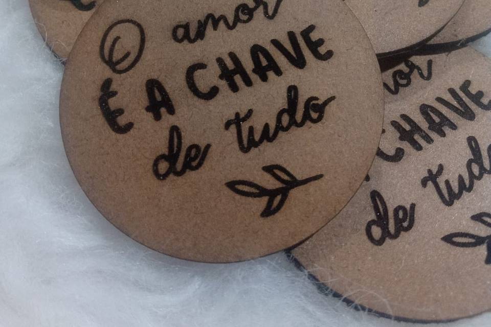 Chaveiro para Chá de Panela