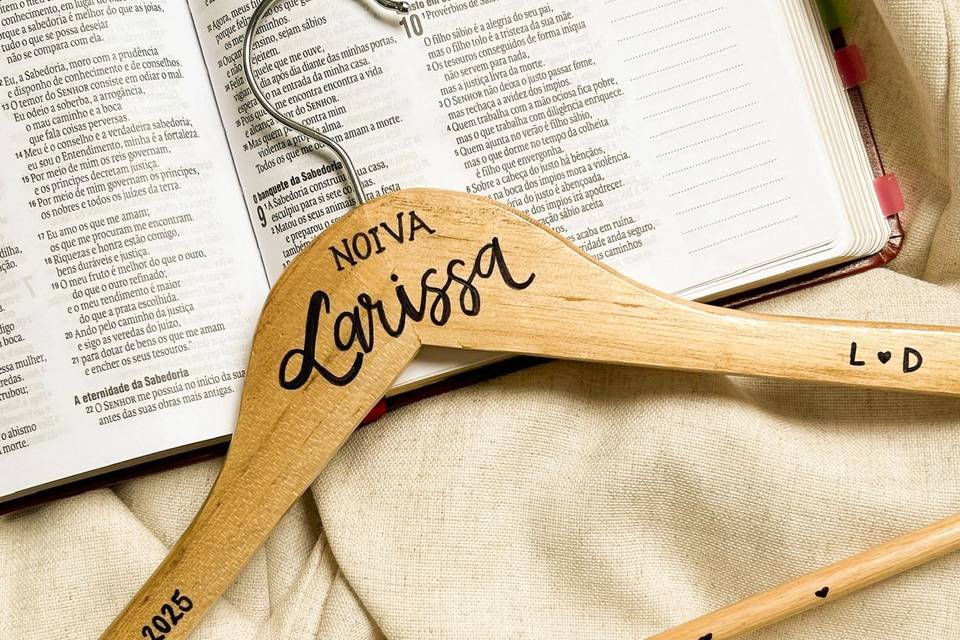 Cabide noiva personalizado