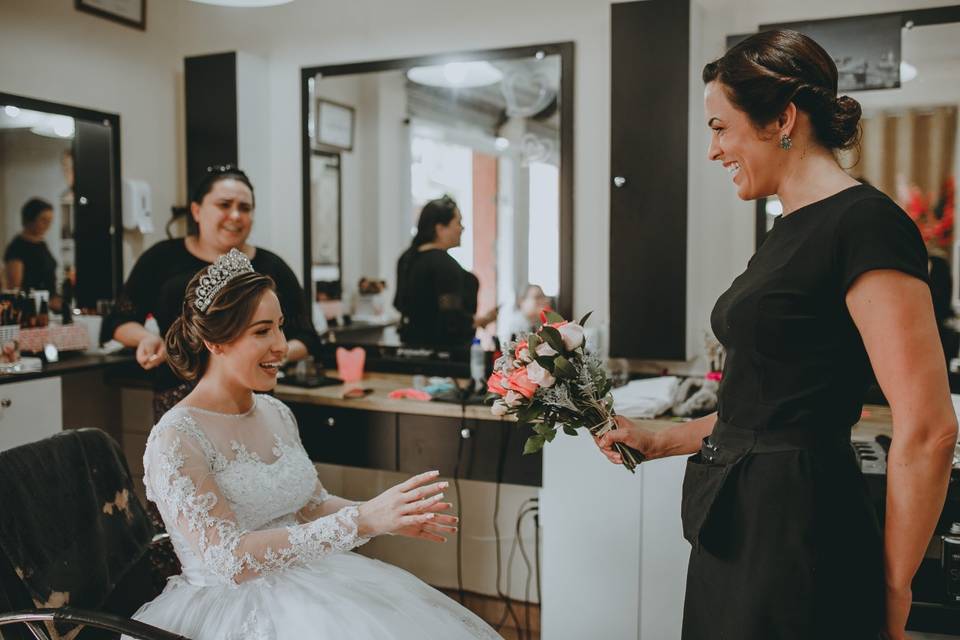 Saída com bolinhas de sabão