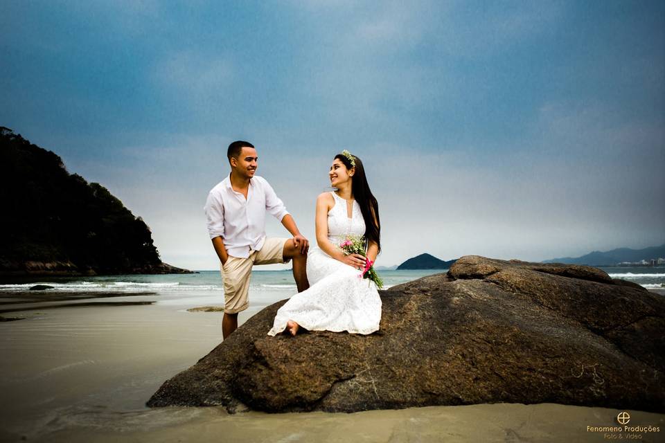 Casal na Praia