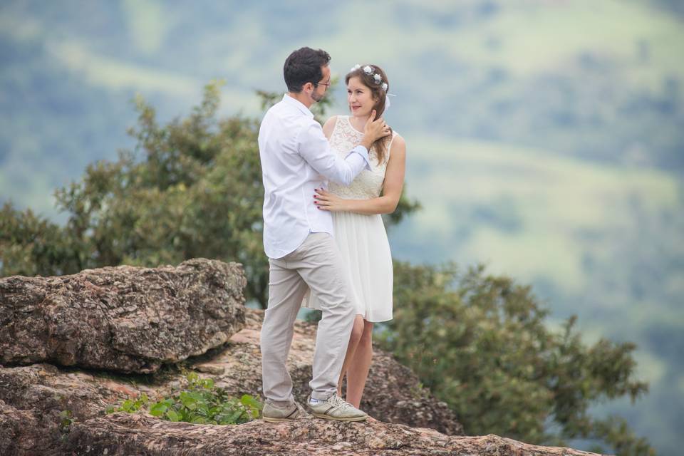 Casal na Cachoeira