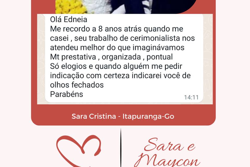 Sara e Maykon