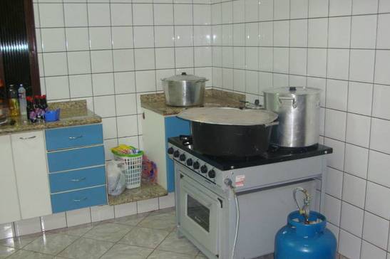 Cozinha totalmente equipada