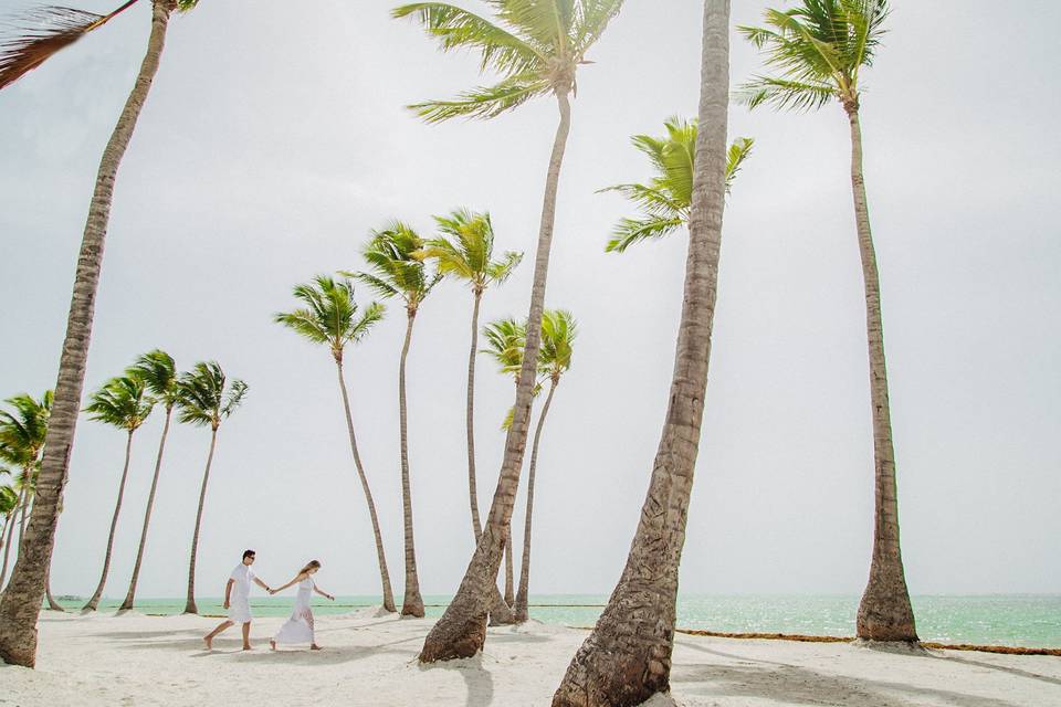 Pré wedding em punta cana-rd