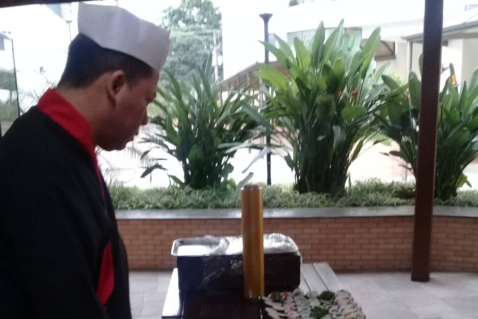 Especialista comida japonesa