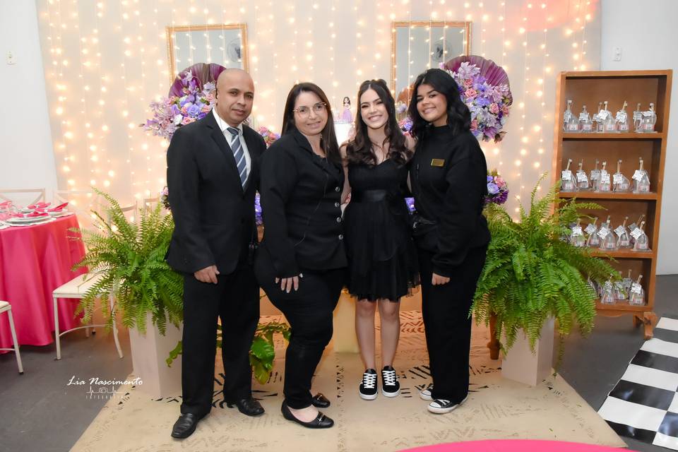 Equipe com a debutante