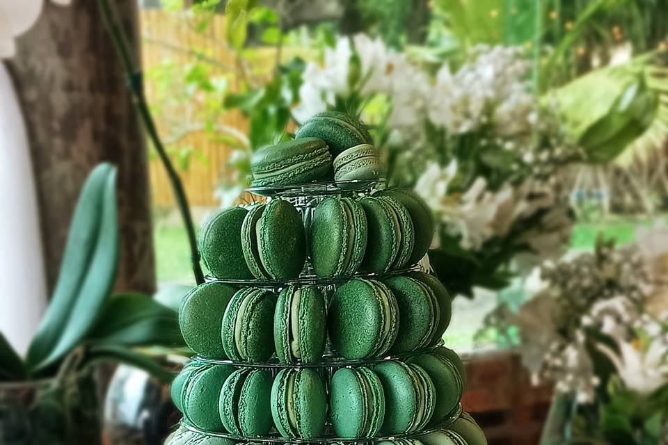 Macarons verde Oliva