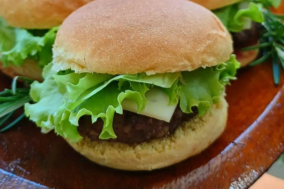 Mini hambúrgueres