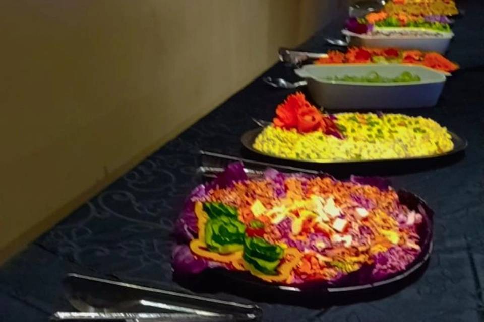 Buffet colorido