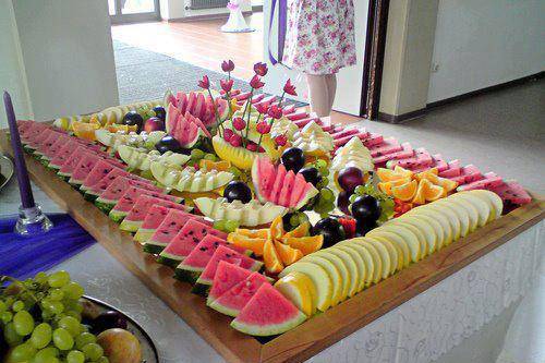 Mesa de frutas