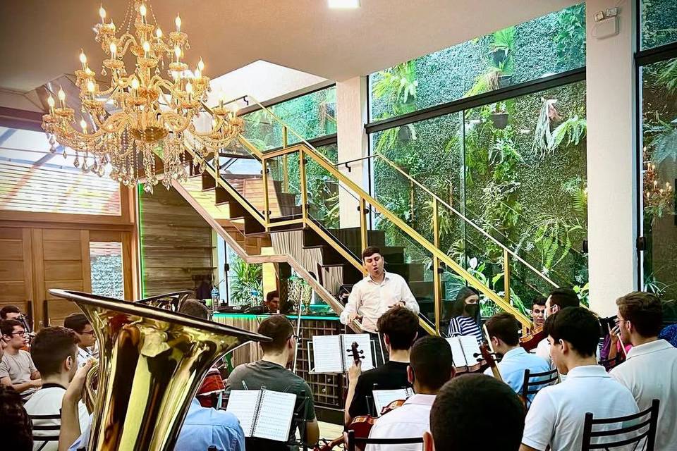 Recebemos essa orquestra linda