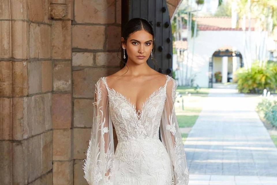 Vestido de noiva sereia renda