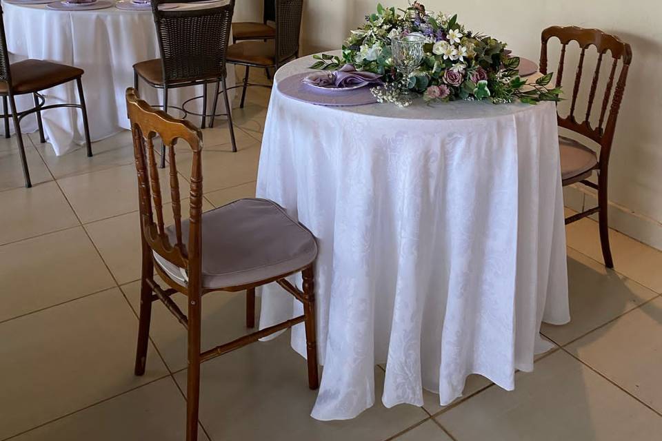 Mesa dos noivos
