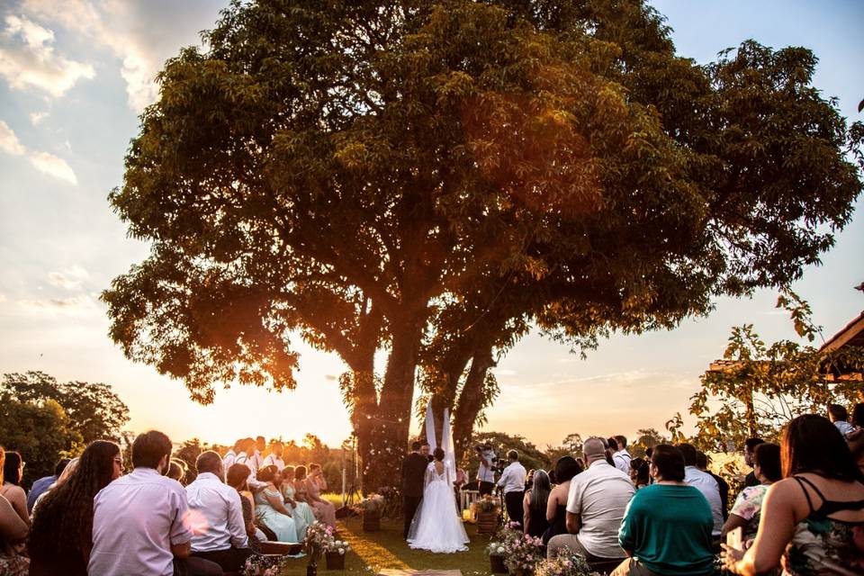 Casamento ao ar livre