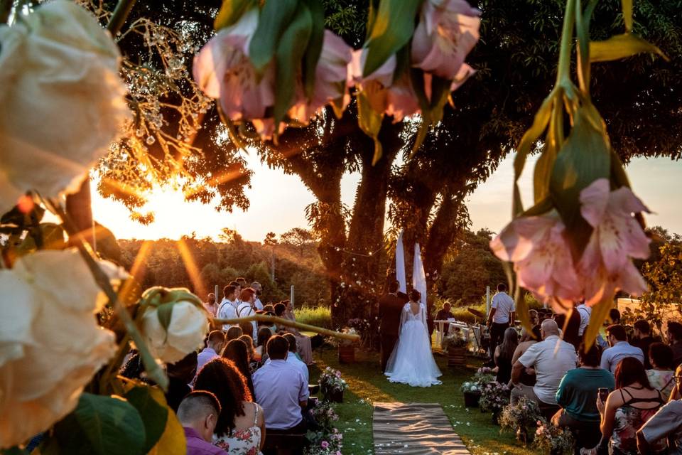 Casamento ao ar livre