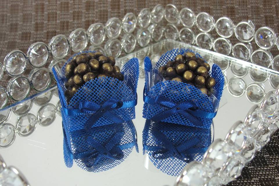 Forminhas de doces Azul royal cl012-l