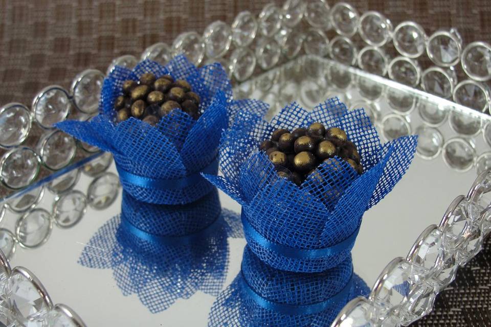 Forminhas de doces Azul royal cb012-l