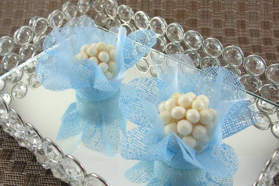 Forminhas de doces Azul claro cf008