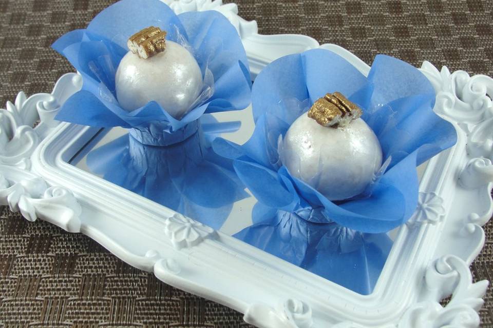 Forminhas de doces Azul queimado ra014