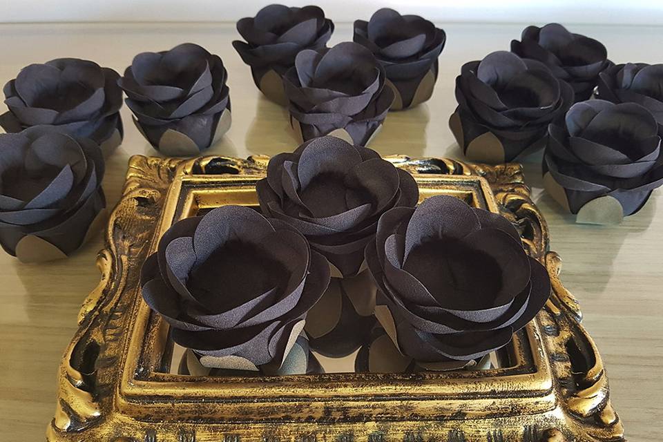 Forminhas de doces Preto rb014