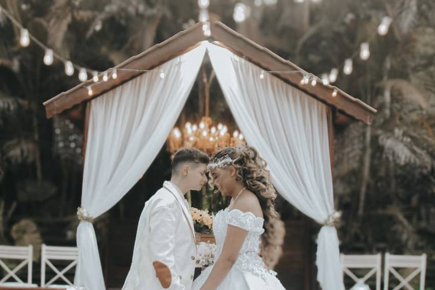 Casamento ao ar livre