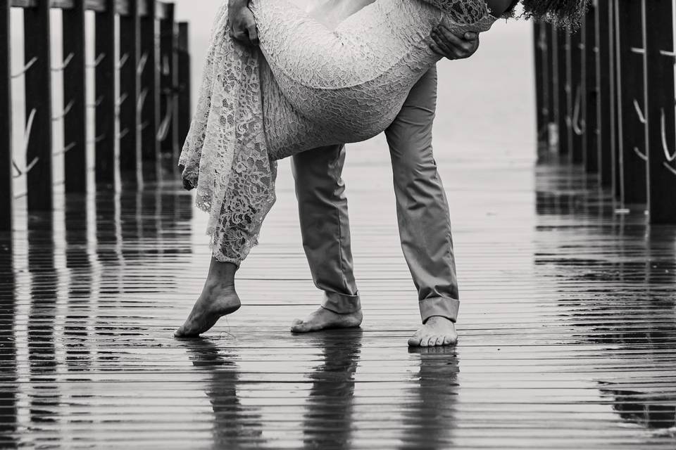 Pré Wedding na chuva