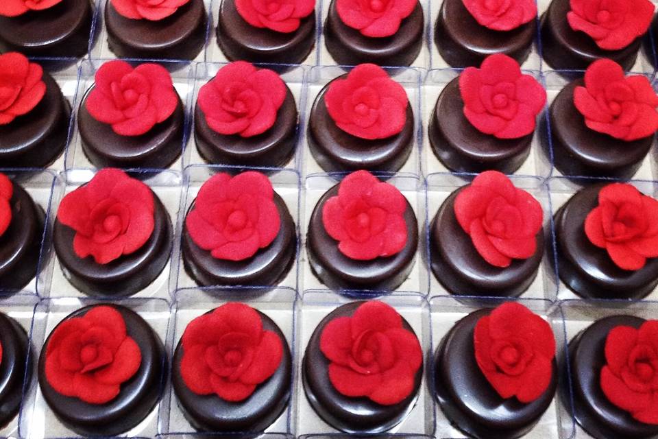 Rosas de chocolates