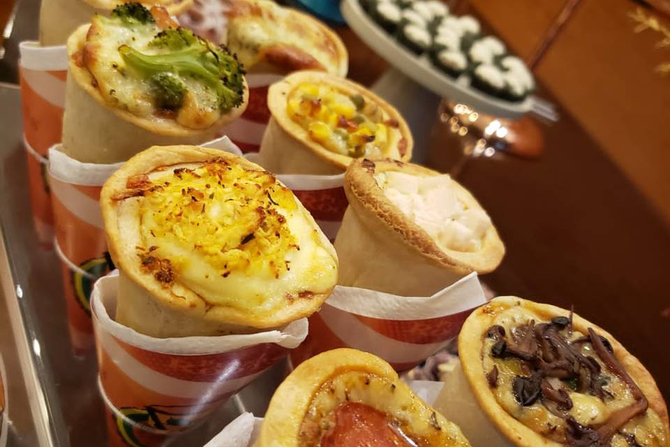 Pizza Roots - Pizza em cone