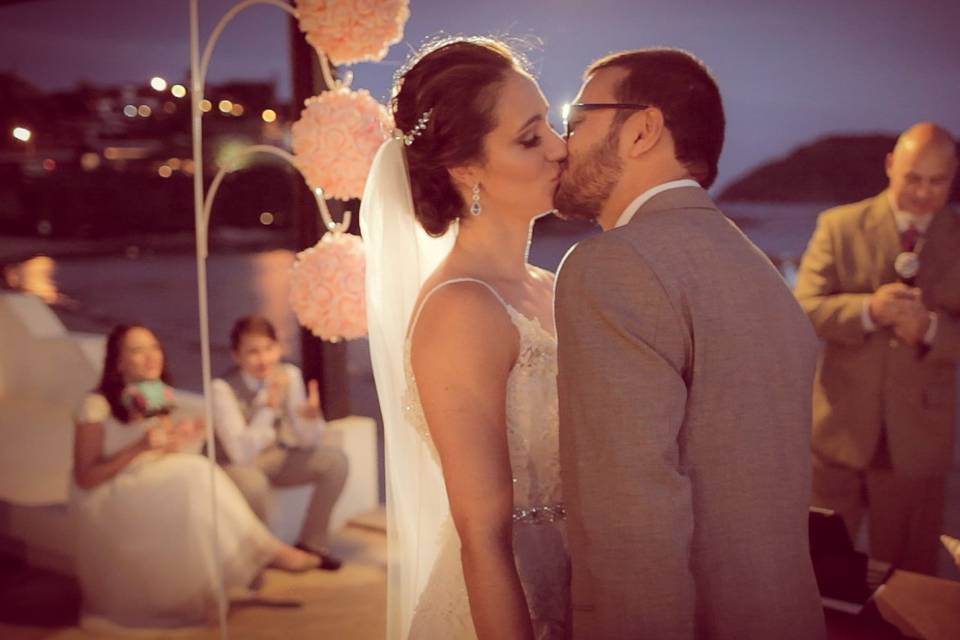 Cerimônia casamento na praia