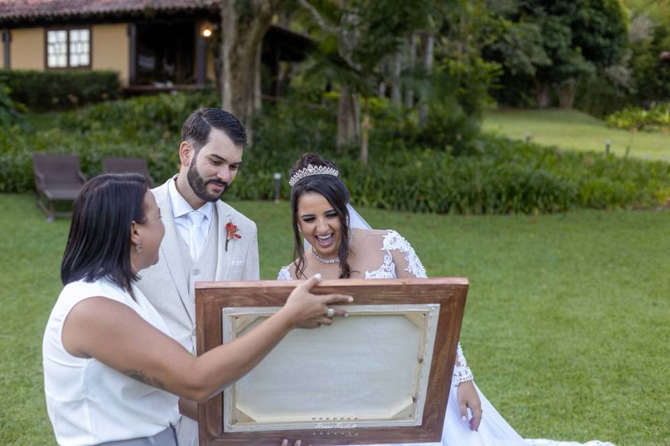 Obra de arte em tempo real