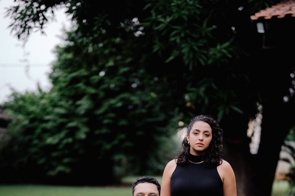 Philipe Ribeiro e esposa