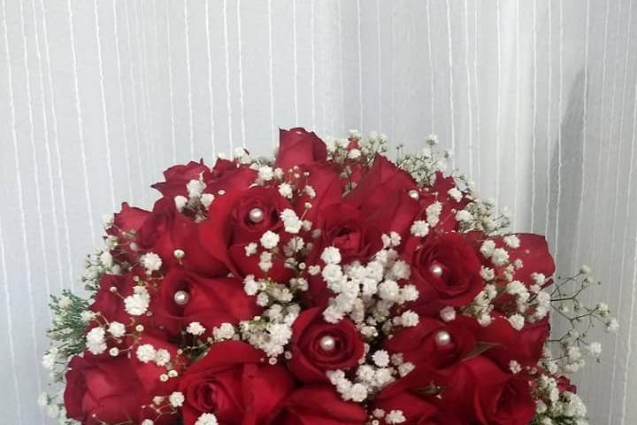 Buquet de rosas vermelhas