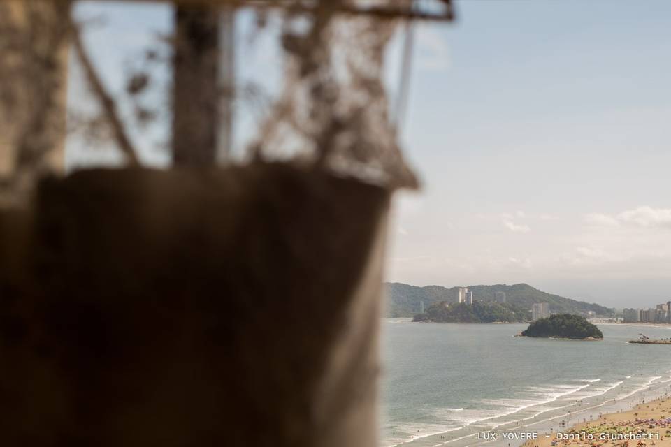 A vista do casamento