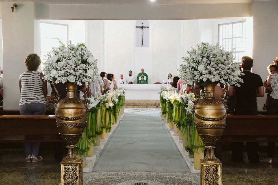 Cerimônia na capela