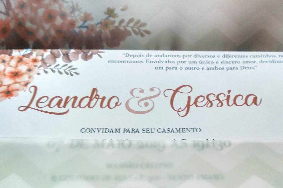 Convite de Casamento