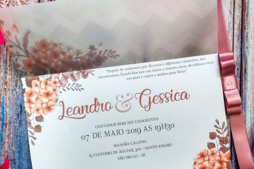 Convite de Casamento