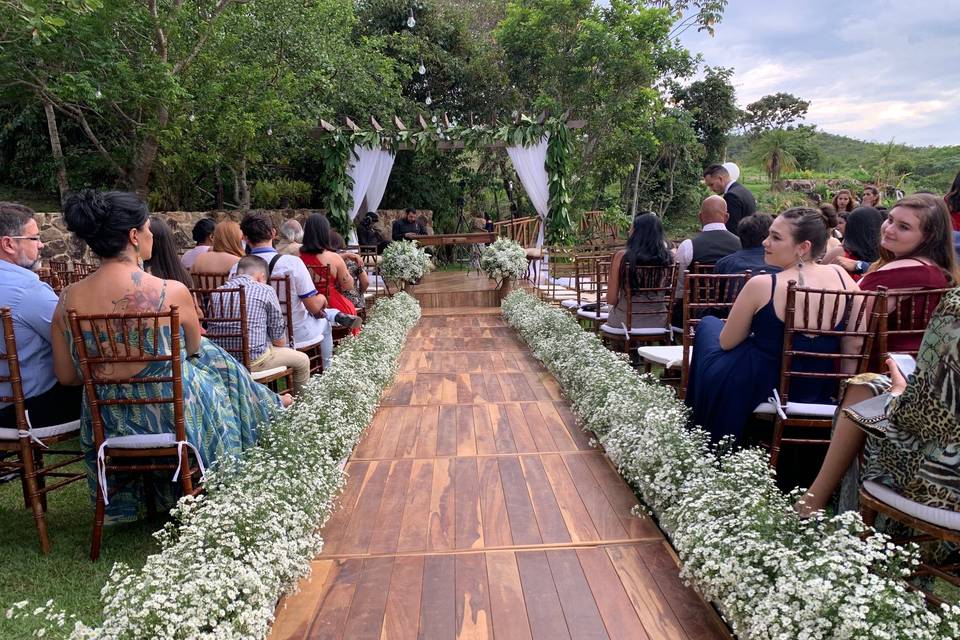 Casamento na lagoa