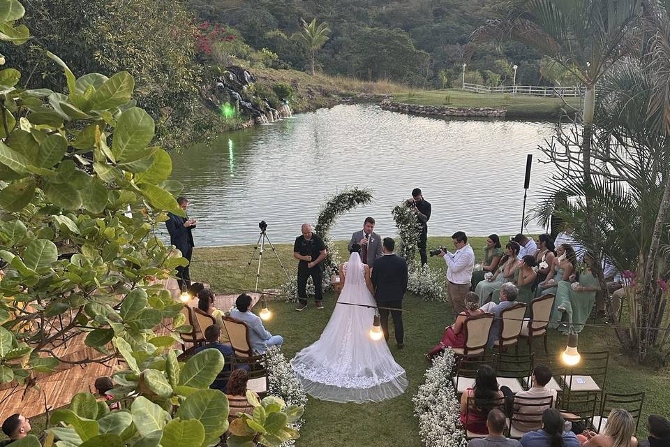 Casamento na lagoa