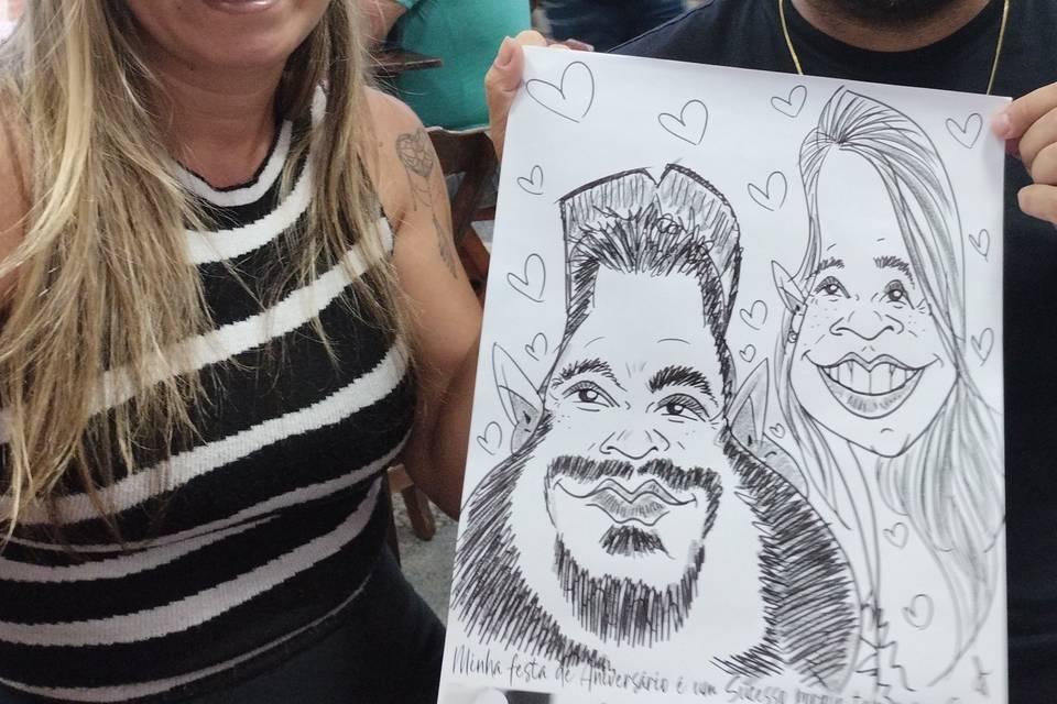 Caricaturas ao Vivo