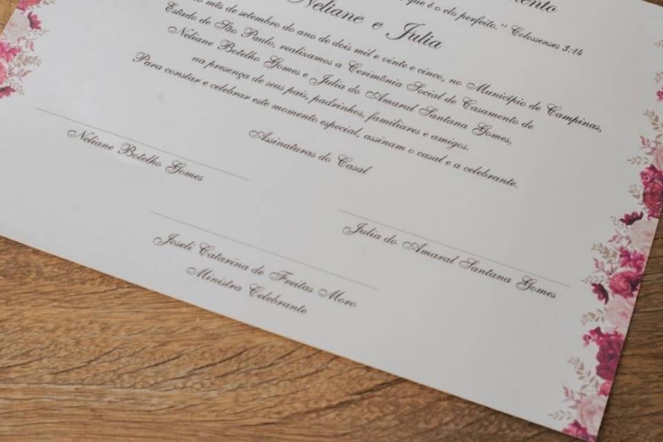 Certificado simbólico