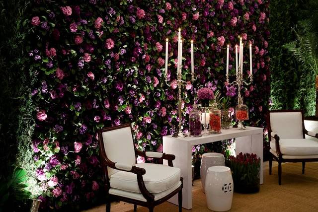 Painel de flores
